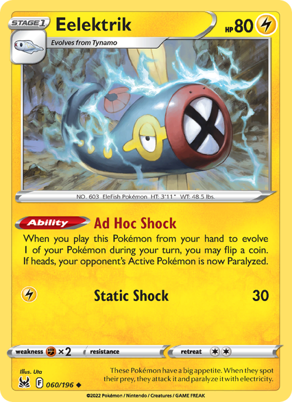 Eelektrik (060/196) Reverse Holo card image