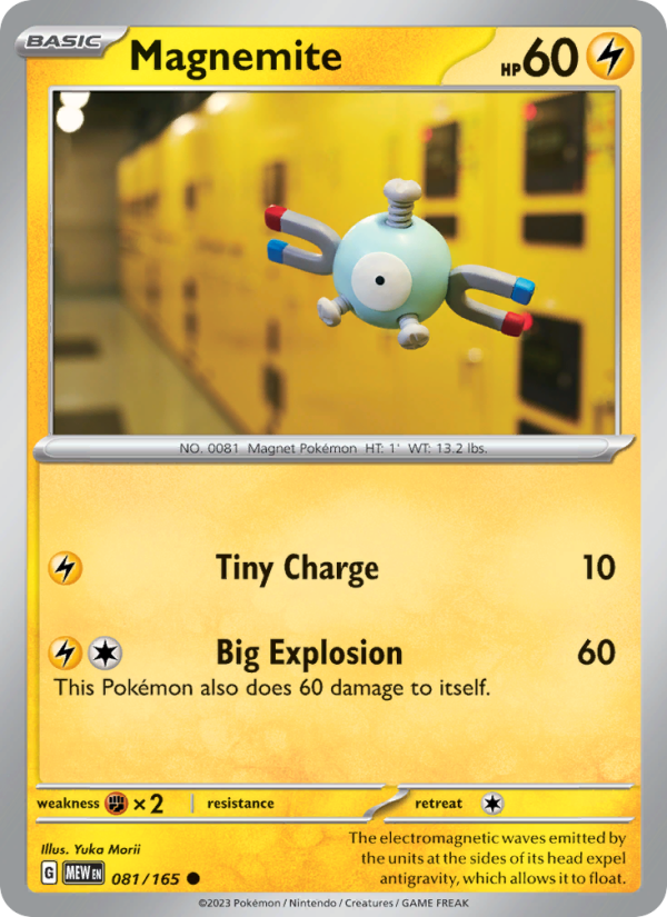 Magnemite (081/165) Reverse Holo card image