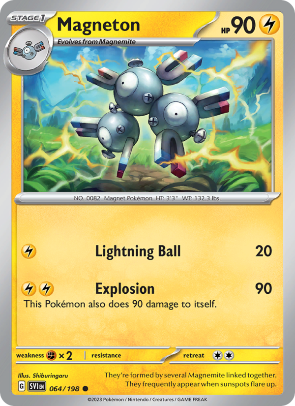 Magneton (064/198) Reverse Holo card image