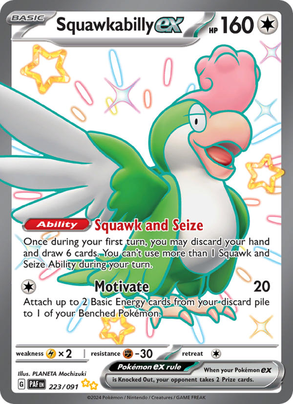 Squawkabilly ex (223/91) Holographic card image
