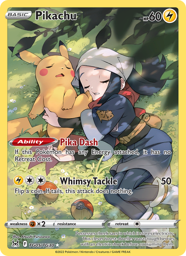 Pikachu (TG05/196) Holographic card image