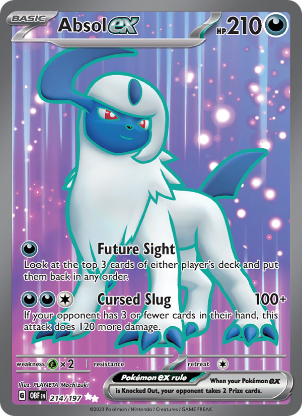 Absol ex (214/197) Holographic card image