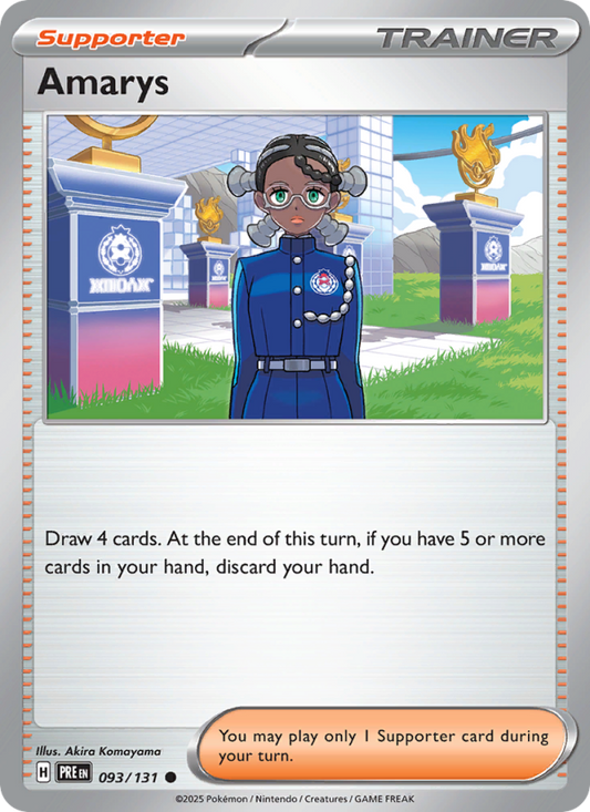 Amarys (093/131) Reverse Holo card image