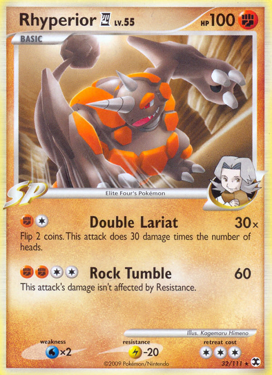 Rhyperior 4 (032/111) Reverse Holo card image