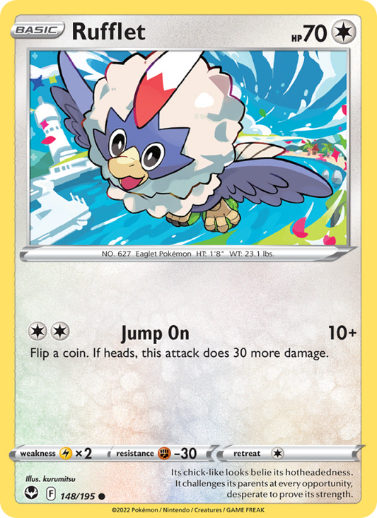 Rufflet (148/195) Reverse Holo card image