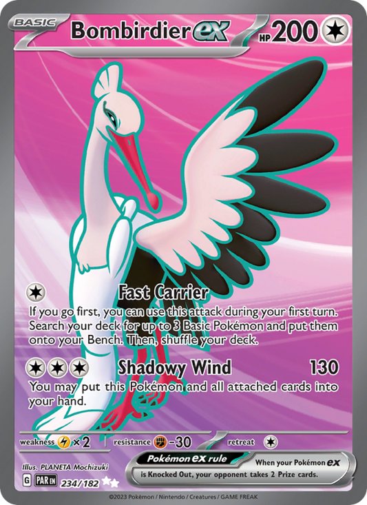 Bombirdier ex (234/182) Holographic card image