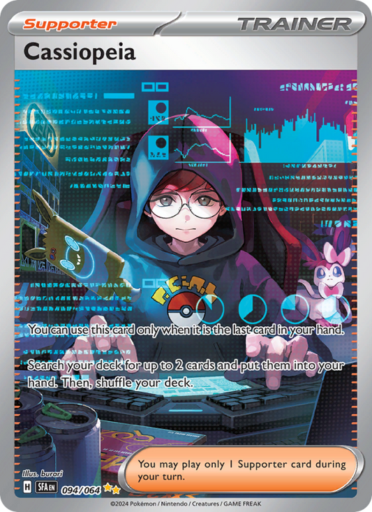Cassiopeia (094/64) Holographic card image