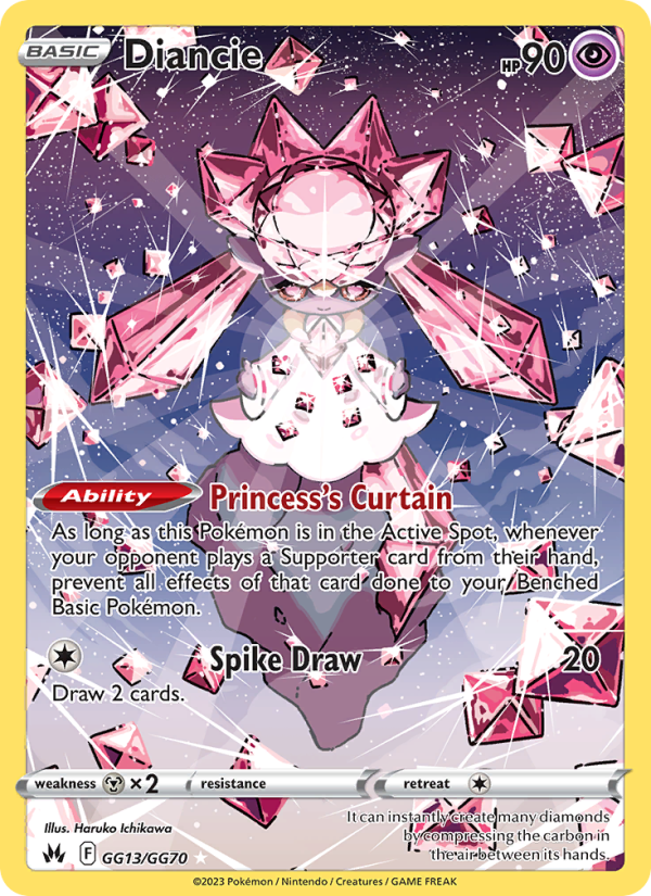 Diancie (GG13/159) Holographic card image