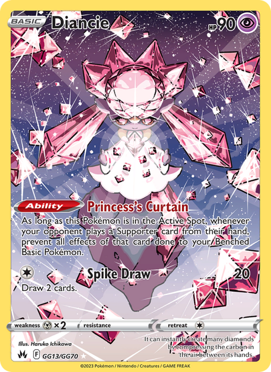 Diancie (GG13/159) Holographic card image