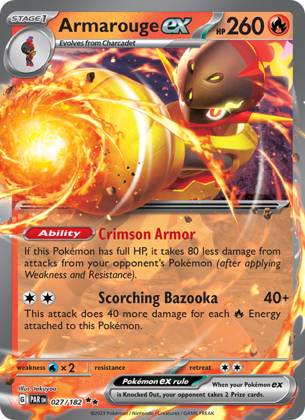 Armarouge ex (027/182) Holographic card image