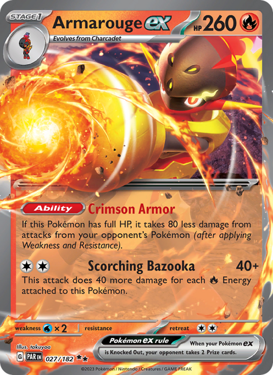 Armarouge ex (027/182) Holographic card image