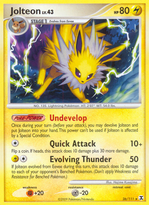 Jolteon (026/111) Reverse Holo card image
