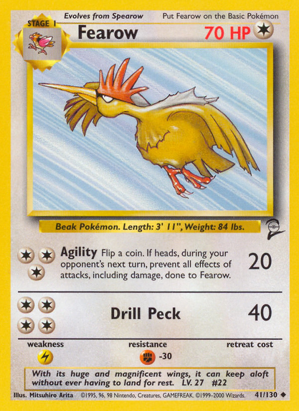 Fearow (041/130) Reverse Holo card image