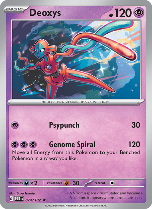 Deoxys (074/182) Holographic card image