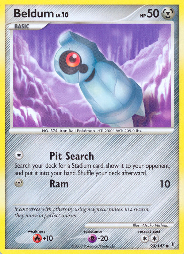 Beldum (090/147) Reverse Holo card image