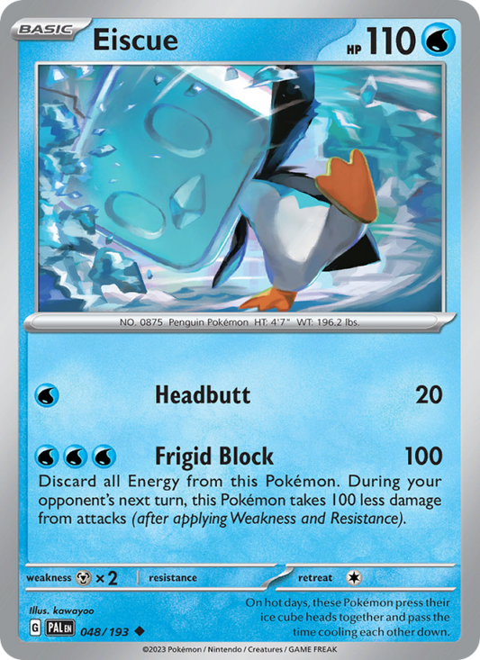 Eiscue (048/193) Reverse Holo card image