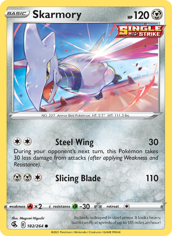 Skarmory (182/264) Reverse Holo card image