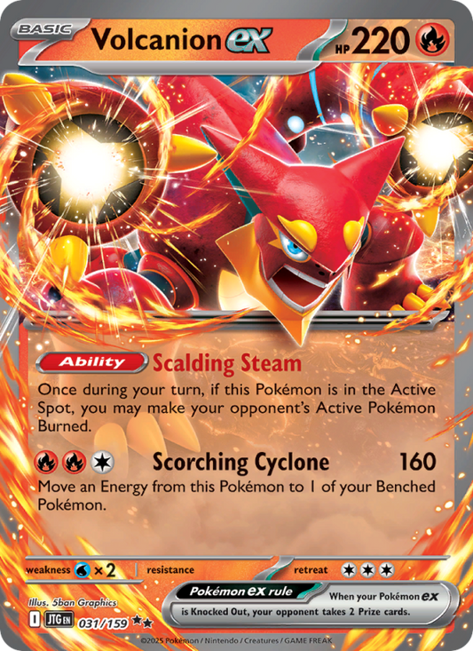 Volcanion ex (031/159) Reverse Holo card image