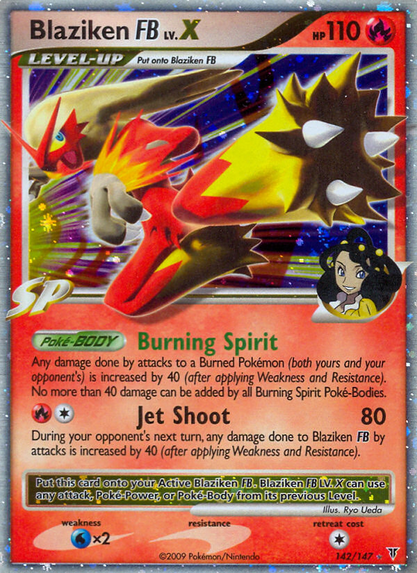 Blaziken FB (142/147) Reverse Holo card image