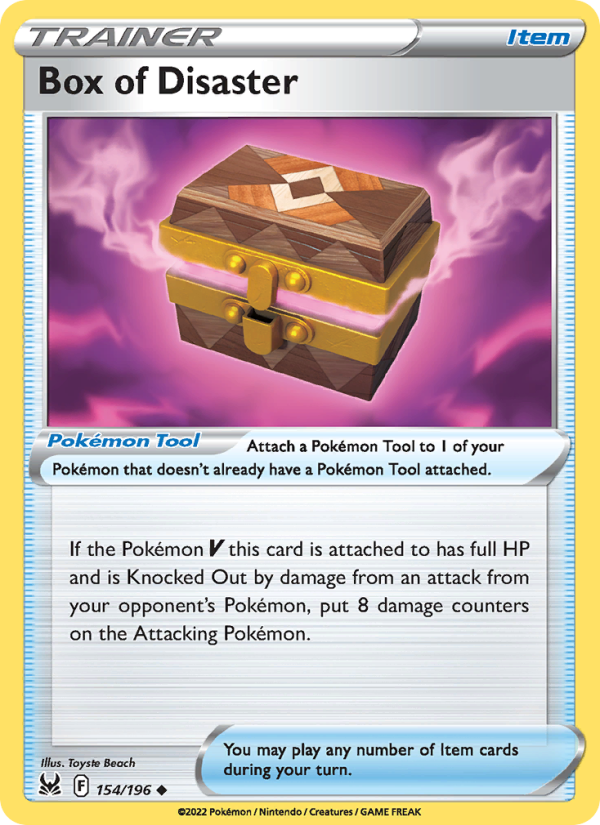 Box of Disaster (154/196) Reverse Holo card image