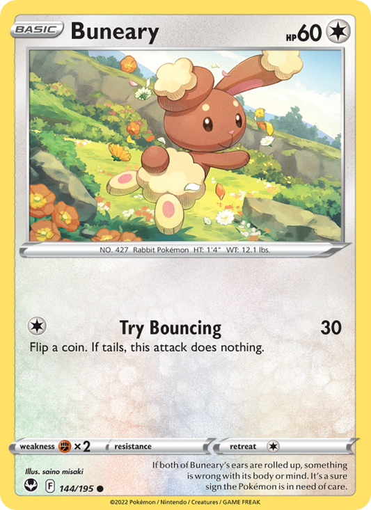 Buneary (144/195) Reverse Holo card image