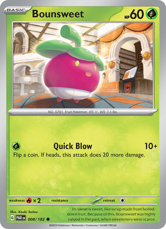 Bounsweet (008/182) Reverse Holo card image