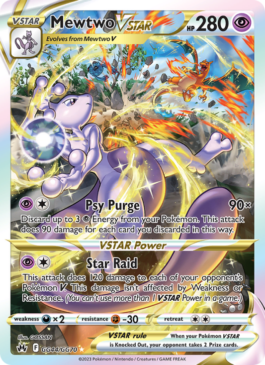 Mewtwo VSTAR (GG44/159) Holographic card image