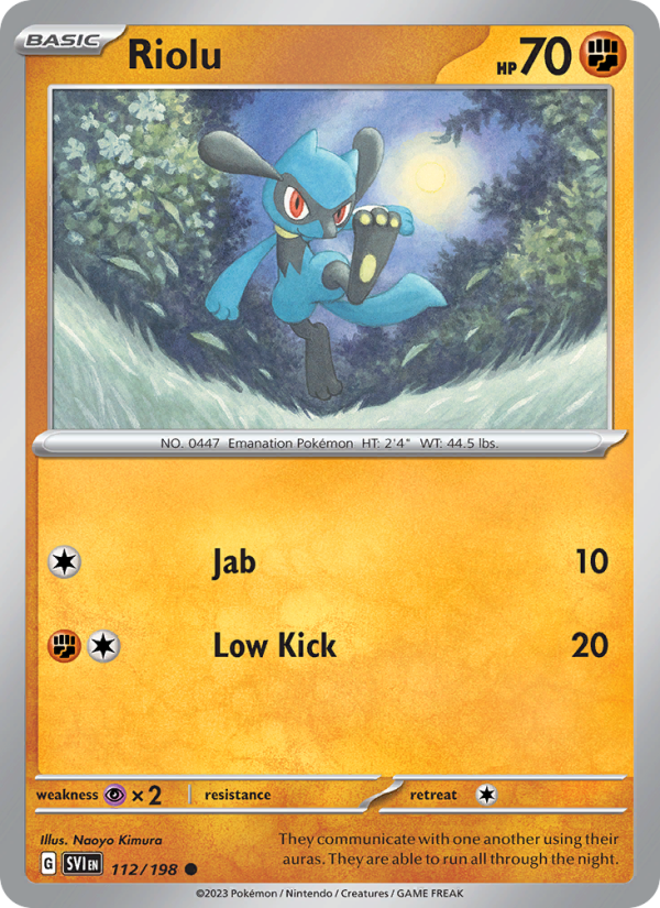 Riolu (112/198) Reverse Holo card image