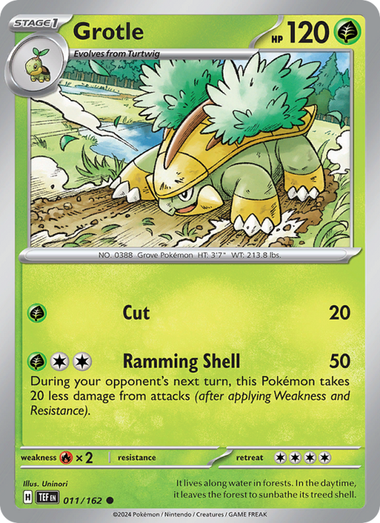 Grotle (011/162) Reverse Holo card image