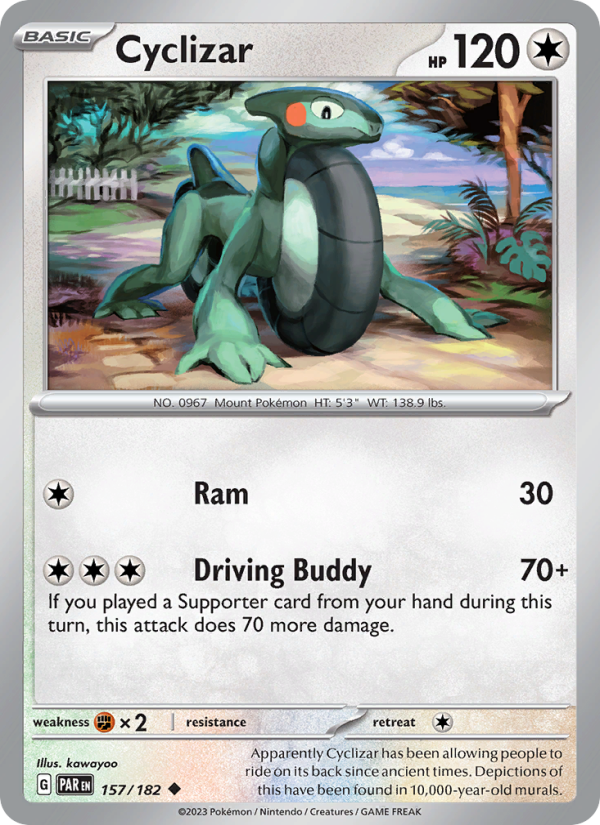 Cyclizar (157/182) Reverse Holo card image