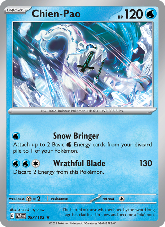 Chien-Pao (057/182) Holographic card image