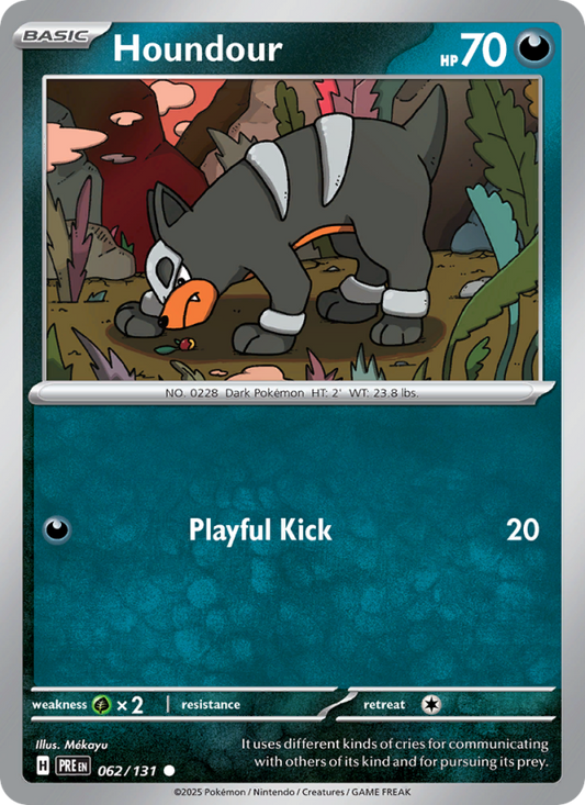 Houndour (062/131) Reverse Holo card image
