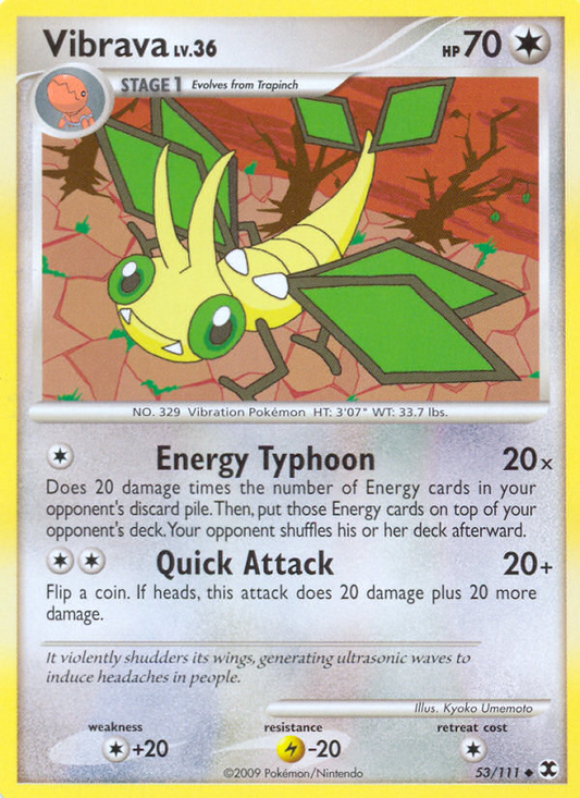 Vibrava (053/111) Reverse Holo card image