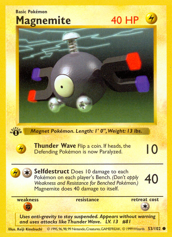 Magnemite (053/102) Reverse Holo card image