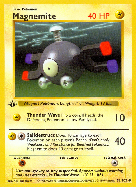 Magnemite (053/102) Reverse Holo card image