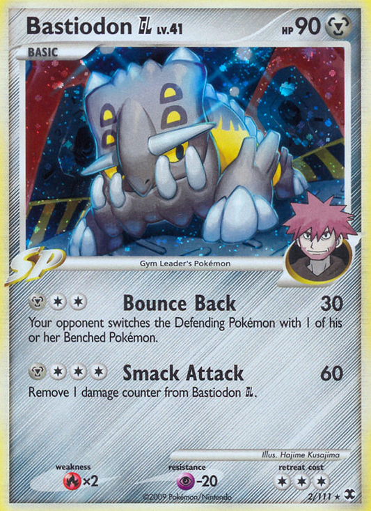 Bastiodon GL (002/111) Reverse Holo card image