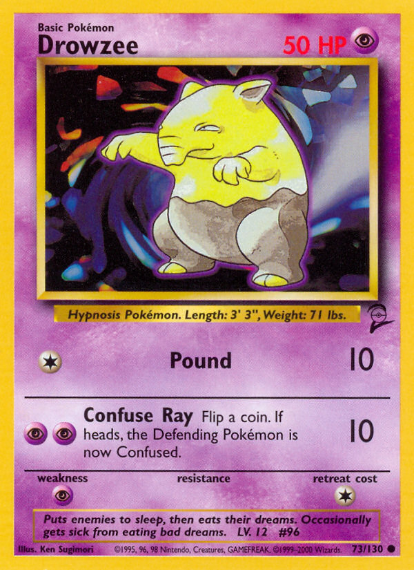 Drowzee (073/130) Reverse Holo card image