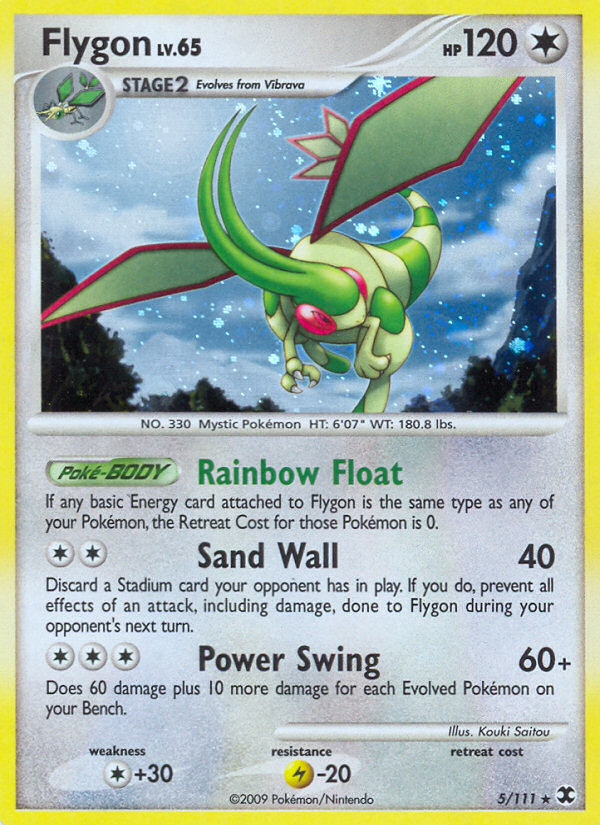 Flygon (005/111) Reverse Holo card image