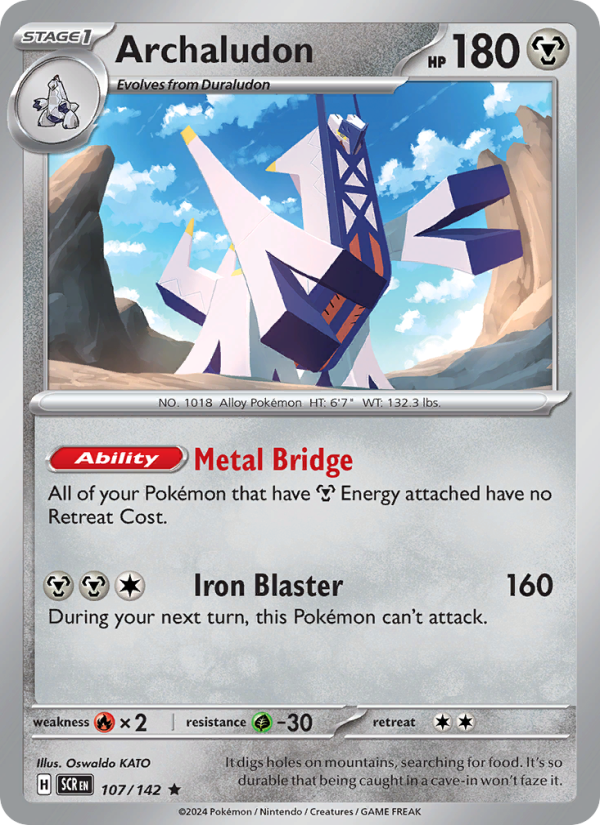 Archaludon (107/142) Reverse Holo card image