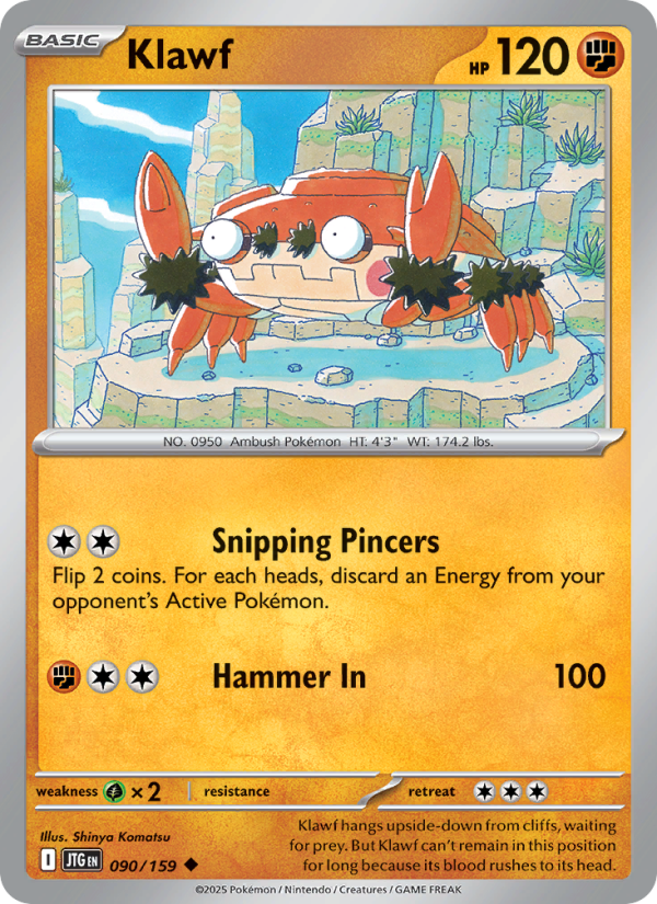 Klawf (090/159) Reverse Holo card image