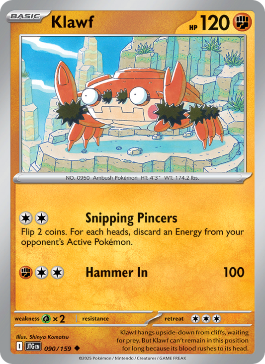Klawf (090/159) Reverse Holo card image