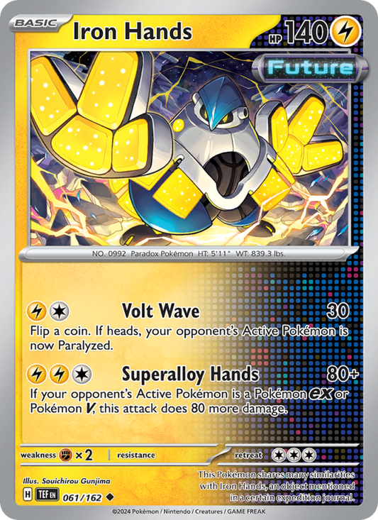 Iron Hands (061/162) Reverse Holo card image