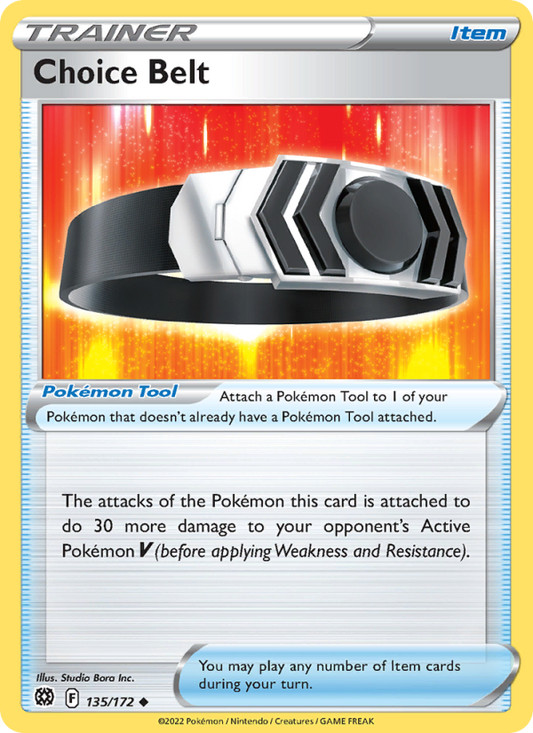 Choice Belt (135/172) Reverse Holo card image