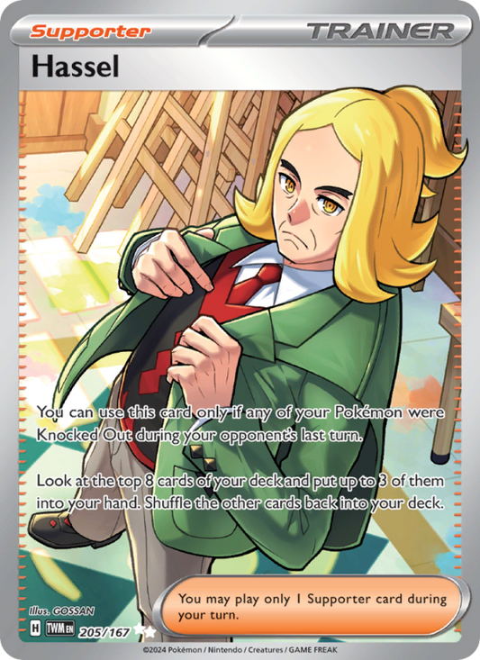 Hassel (205/167) Holographic card image