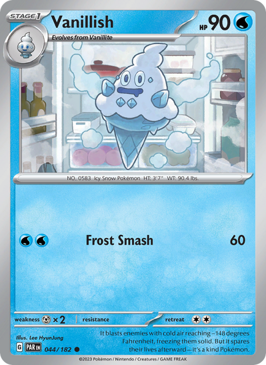 Vanillish (044/182) Reverse Holo card image