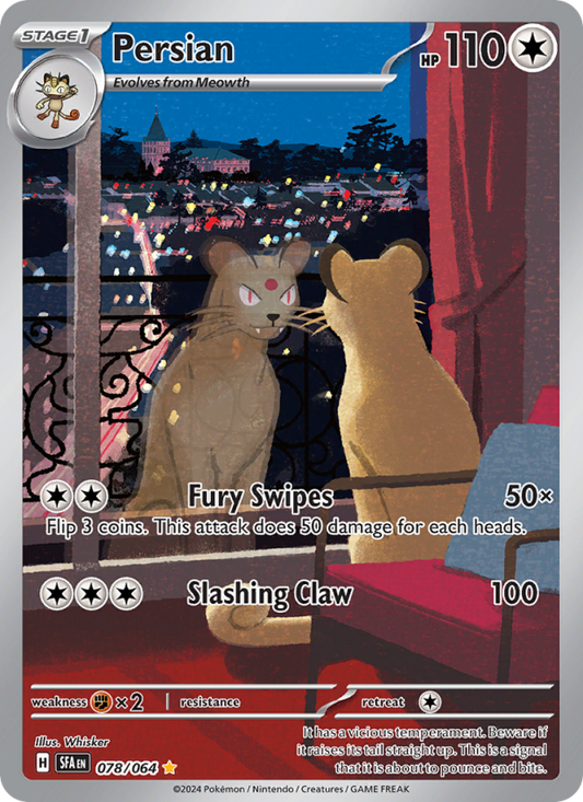 Persian (078/64) Holographic card image