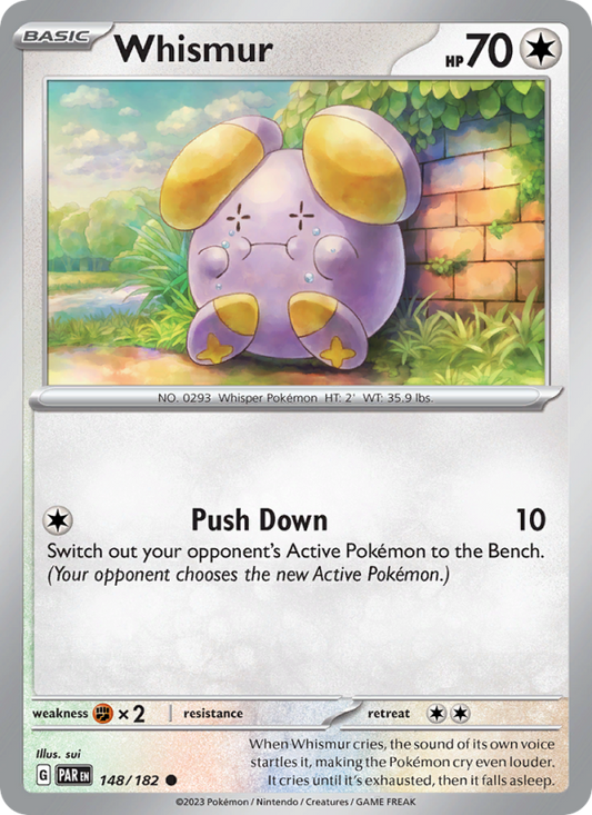 Whismur (148/182) Reverse Holo card image