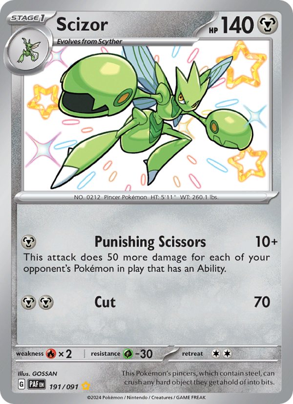 Scizor (191/91) Holographic card image