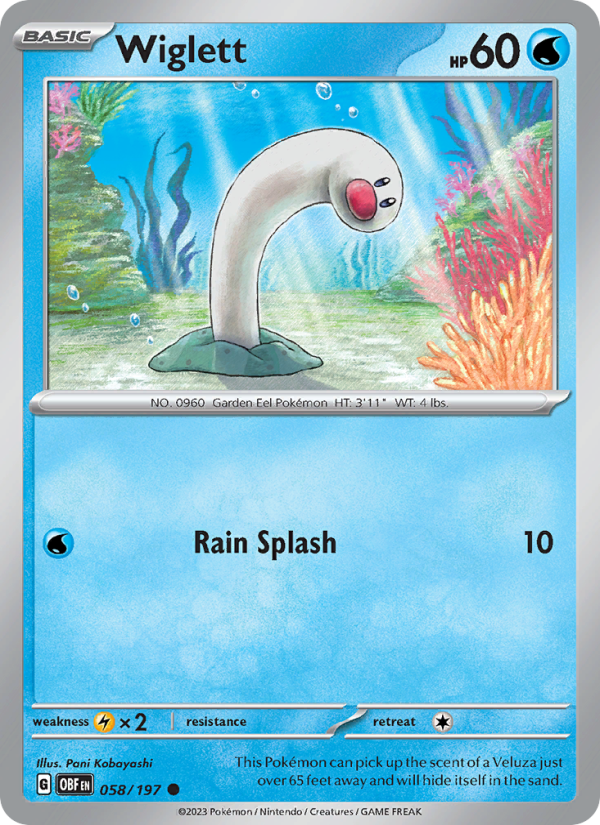 Wiglett (058/197) Reverse Holo card image