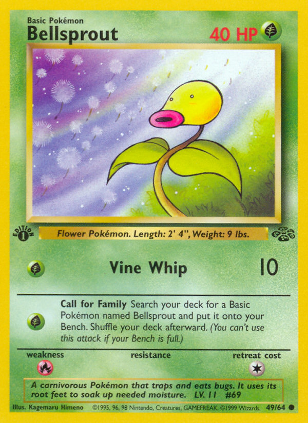 Bellsprout (049/64) Reverse Holo card image